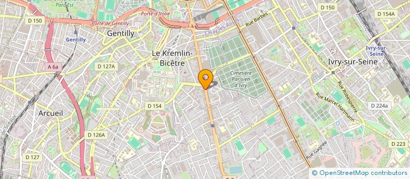 localisation de l'entreprise FEDERATION FR DU SPORT UNIVERSITAIRE à LE KREMLIN-BICETRE