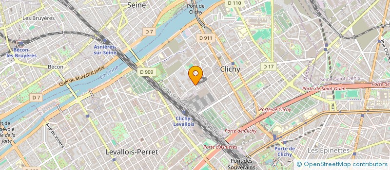 localisation de l'entreprise FEDERATION FR INDUSTRIE COTONNIERE à CLICHY