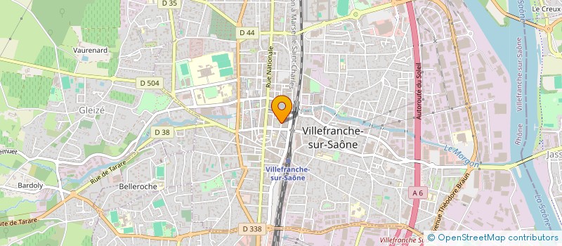 localisation de l'entreprise FEDERATION FR MAITRES NAGEURS SAUVETEURS à VILLEFRANCHE-SUR-SAONE