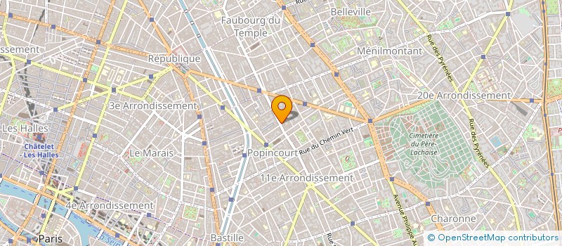 localisation de l'entreprise FEDERATION FRANC JITSU KENDO à PARIS