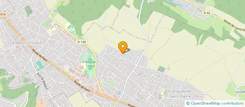 localisation de l'entreprise FEDERATION FRANCAISE D ORNITHOLOGIE  FRANQUEVILLE-SAINT-PIERRE