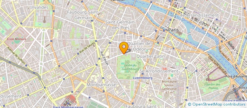 localisation de l'entreprise FEDERATION FRANCAISE DE CHIENS GUIDES D'AVEUGLES  PARIS