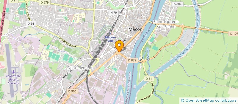 localisation de l'entreprise FEDERATION FRANCAISE DE DANSE COMITE REGIONAL BOURGOGNE FRANCHE-COMTE à MACON