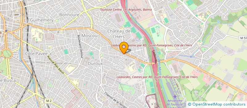 localisation de l'entreprise FEDERATION FRANCAISE DE DANSE - COMITE REGIONAL OCCITANIE à TOULOUSE