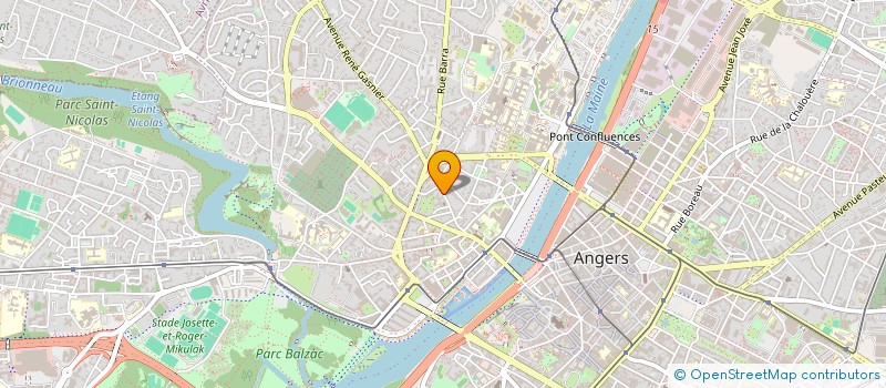 localisation de l'entreprise FEDERATION FRANCAISE DE DANSE EN LIGNE à ANGERS