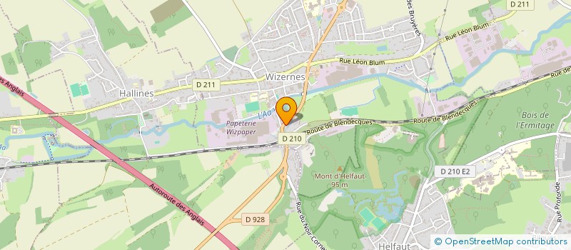 localisation de l'entreprise FEDERATION FRANCAISE DE DETECTION DE METAUX  WIZERNES