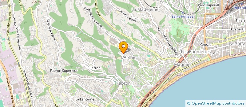 localisation de l'entreprise FEDERATION FRANCAISE DE HATHA YOGA NICE COTE D AZUR à NICE