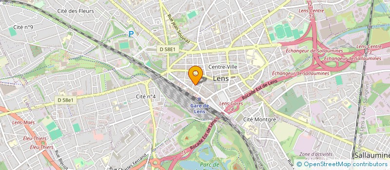 localisation de l'entreprise FEDERATION FRANCAISE DE KOOPPA KIPSA  LENS