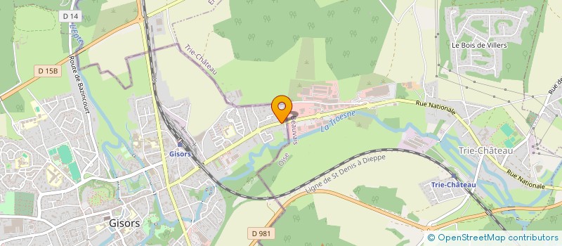 localisation de l'entreprise FEDERATION FRANCAISE DE LASER TAG à GISORS