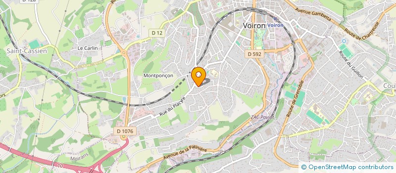 localisation de l'entreprise FEDERATION FRANCAISE DE LUTTE  VOIRON