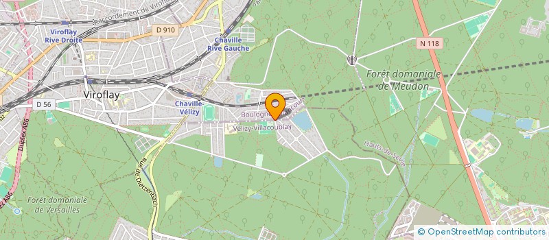 localisation de l'entreprise FEDERATION FRANCAISE DE MOLKKY (F.F.MO.)  CHAVILLE