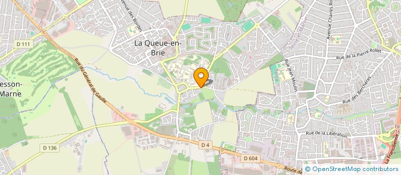 localisation de l'entreprise FEDERATION FRANCAISE DE PAINTBALL  LA QUEUE-EN-BRIE
