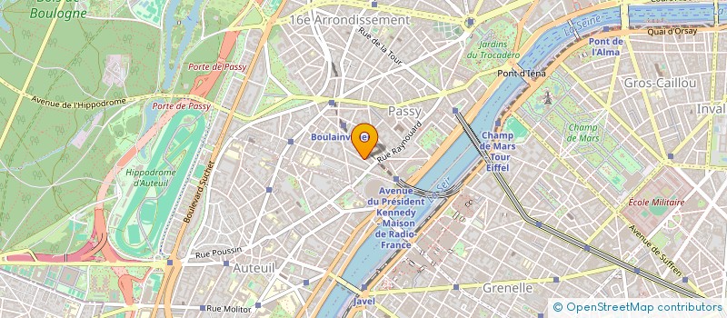 localisation de l'entreprise FEDERATION FRANCAISE DE ROUNDNET  PARIS