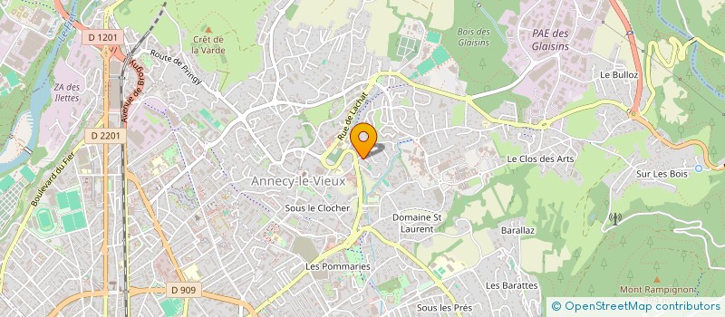 localisation de l'entreprise FEDERATION FRANCAISE DES AMIS DE L HARMONIUM à ANNECY