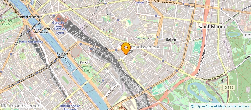 localisation de l'entreprise FEDERATION FRANCAISE DES ANCHES DOUBLES - FFAD  PARIS