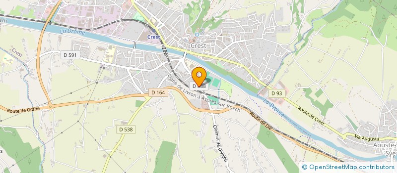 localisation de l'entreprise FEDERATION FRANCAISE DES APICULTEURS PROFESSIONNELS  CREST