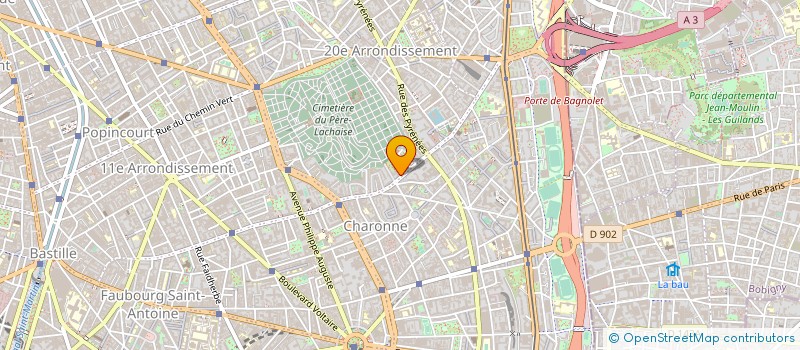 localisation de l'entreprise FEDERATION FRANCAISE DES ASSOCIATIONS DE CHIENS GUIDES D AVEUGLES  PARIS