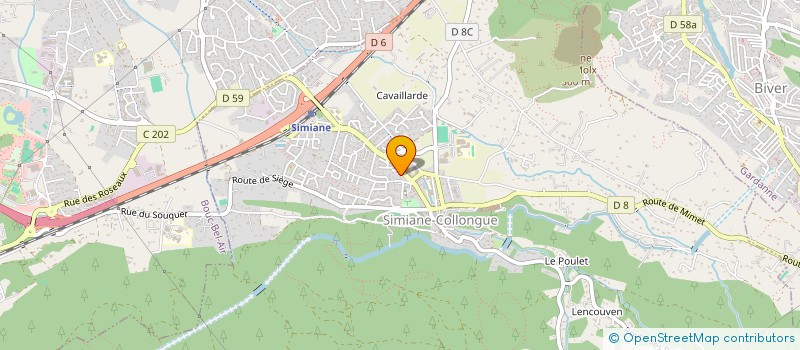 localisation de l'entreprise FEDERATION FRANCAISE DES ASSOCIATIONS DE RESERVISTES POUR UN SERVICE NATIONAL OPERATIONNEL (FFAR-SNO)  SIMIANE-COLLONGUE