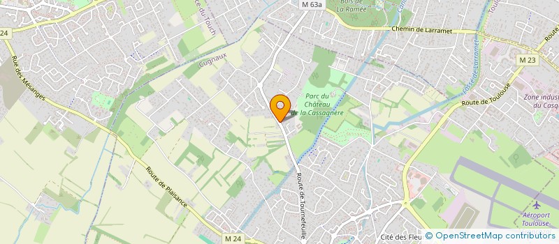 localisation de l'entreprise FEDERATION FRANCAISE DES AUXILIAIRES DE VIE ET DES AUXILIAIRES MEDICO- PSYCHOLOGIQUES  CUGNAUX