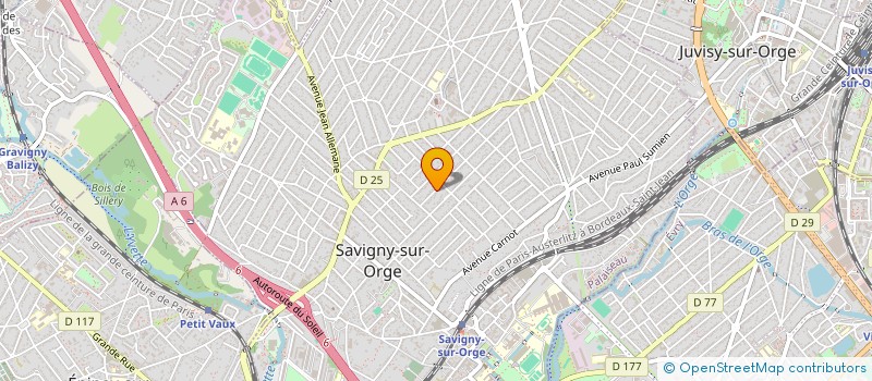 localisation de l'entreprise FEDERATION FRANCAISE DES MASSEURS KINESITHERAPEUTES REEDUCATEURS DE L'ESSONNE à SAVIGNY-SUR-ORGE