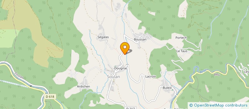 localisation de l'entreprise FEDERATION FRANCAISE DES MONITEURS GUIDES DE PECHE à SOULAN