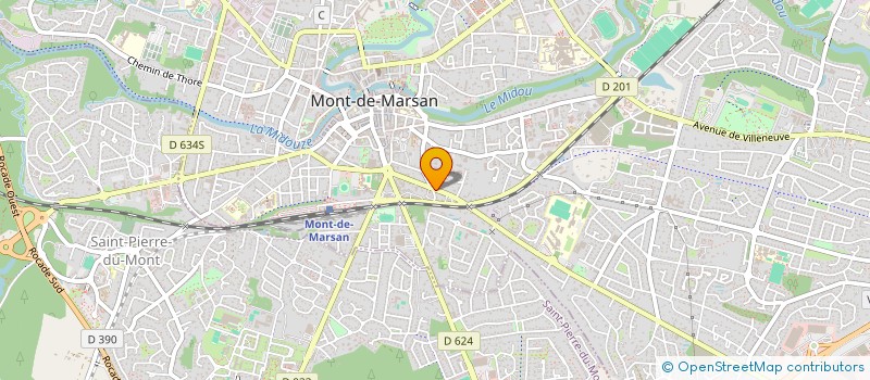 localisation de l'entreprise FEDERATION FRANCAISE DES MOTARDS EN COLERE 40 - (FFMC40) à MONT-DE-MARSAN