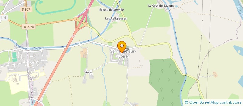 localisation de l'entreprise FEDERATION FRANCAISE DES MOTARDS EN COLERE 58 à SERMOISE-SUR-LOIRE
