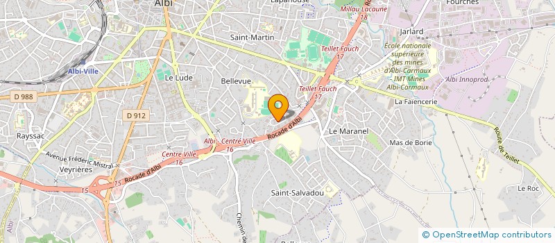 localisation de l'entreprise FEDERATION FRANCAISE DES MOTARDS EN COLERE 81 à ALBI