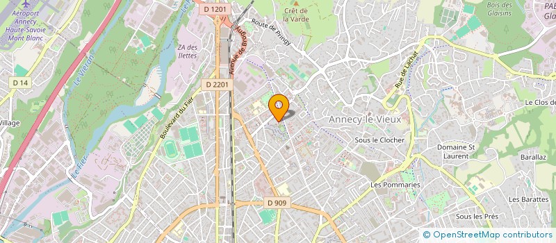 localisation de l'entreprise FEDERATION FRANCAISE DES MOTARDS EN COLERE -  ANTENNE 74 à ANNECY