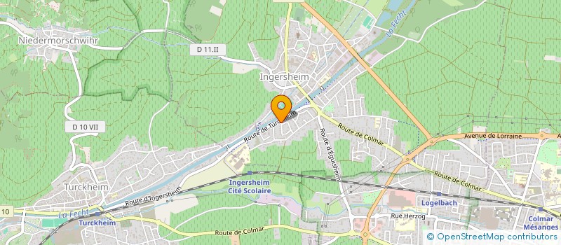 localisation de l'entreprise FEDERATION FRANCAISE DES MOTARDS EN COLERE DU HAUT-RHIN  WESTHALTEN