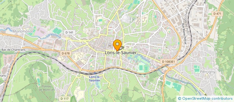 localisation de l'entreprise FEDERATION FRANCAISE DES MOTARDS EN COLERE DU JURA à LONS-LE-SAUNIER