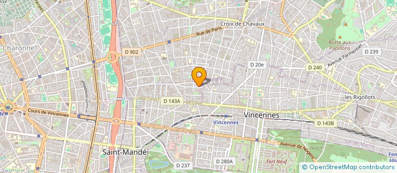 localisation de l'entreprise FEDERATION FRANCAISE DES MOTARDS EN COLERE PARIS PETITE COURONNE  MONTREUIL