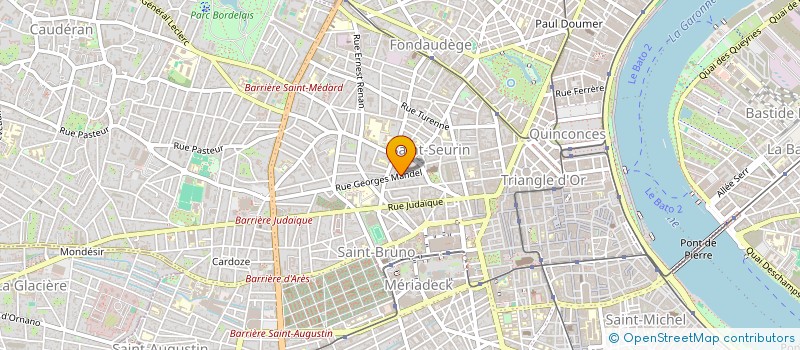 localisation de l'entreprise FEDERATION FRANCAISE DES THERAPEUTES SOMATO EMOTIONNELS (FFTSE)  BORDEAUX