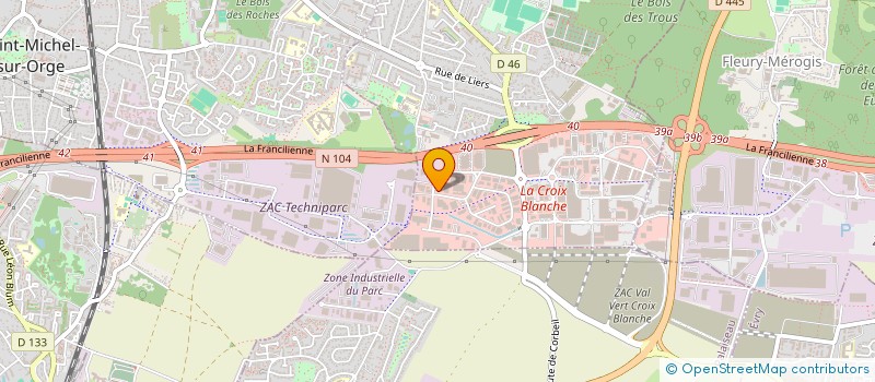 localisation de l'entreprise FEDERATION FRANCAISE DU BATIMENT DE L ESSONNE à SAINTE-GENEVIEVE-DES-BOIS