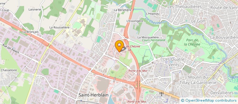 localisation de l'entreprise FEDERATION FRANCAISE DU BATIMENT DES PAYS DE LA LOIRE  SAINT-HERBLAIN