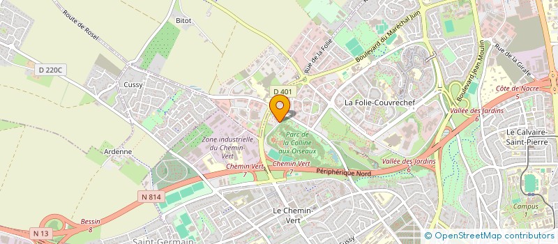 localisation de l'entreprise FEDERATION FRANCAISE DU BATIMENT NORMANDIE à CAEN