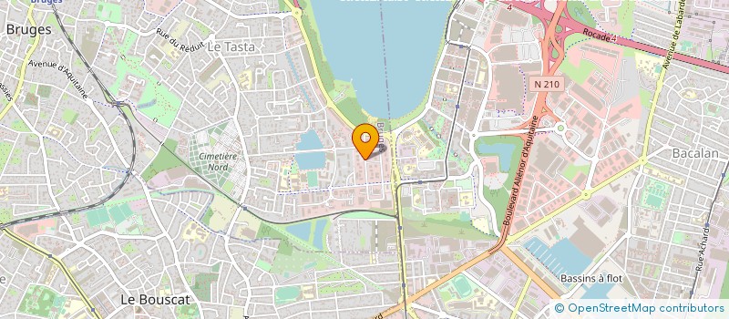 localisation de l'entreprise FEDERATION FRANCAISE DU BATIMENT NOUVELLE AQUITAINE  BRUGES