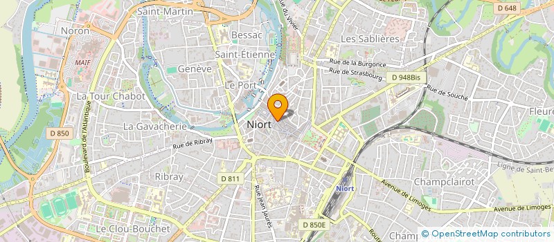 localisation de l'entreprise FEDERATION FRANCAISE DU CINEMA ASSOCIATIF à NIORT