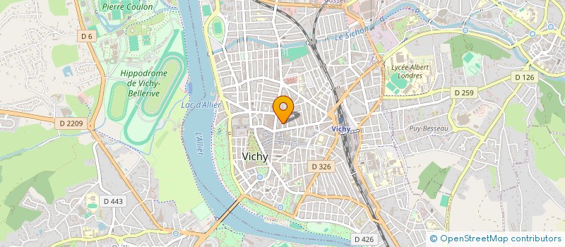 localisation de l'entreprise FEDERATION FRANCAISE GROUP PARKINSONIENS à VICHY