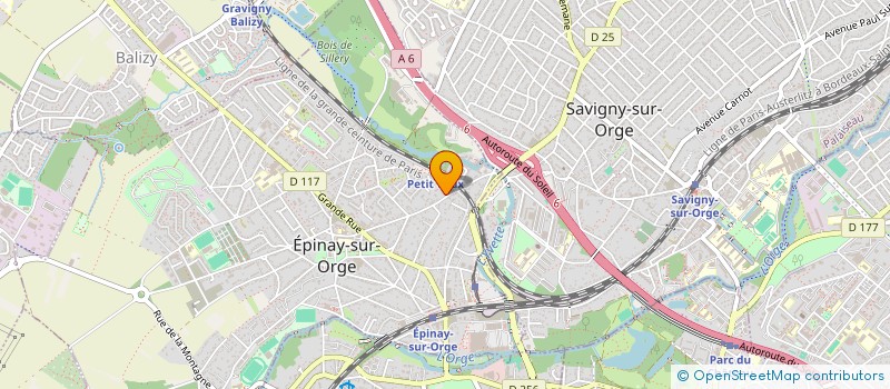 localisation de l'entreprise FEDERATION FRANCAISE MOTARDS COLERE 91 à EPINAY-SUR-ORGE