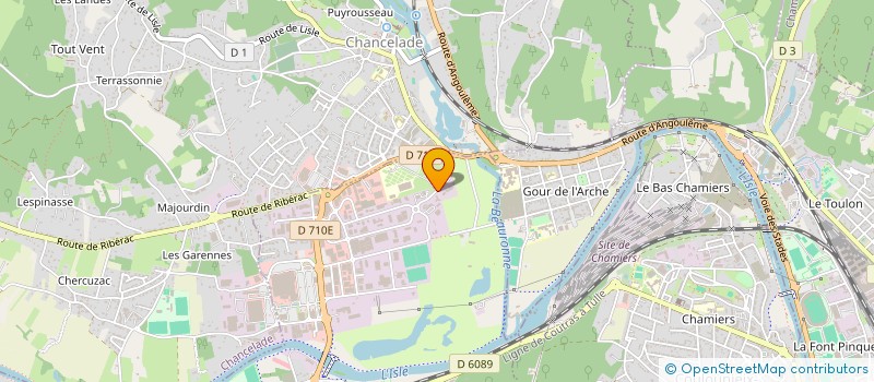 localisation de l'entreprise FEDERATION FRANCAISE OMNISPORTS DES PERSONNELS DE LEDUCATION NATIONALE DE LA DORDOGNE( 2F OPEN 24)  MARSAC-SUR-L'ISLE