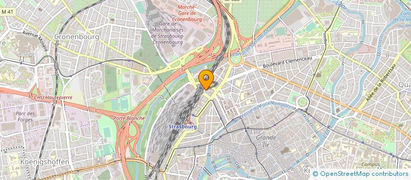 localisation de l'entreprise FEDERATION FRANCAISE SPORTS POPULAIRES à STRASBOURG