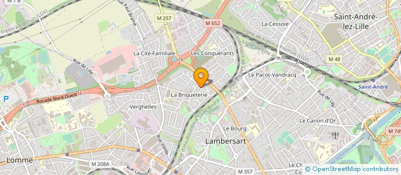 localisation de l'entreprise FEDERATION FRANCAISE TWIRLING BATON à LAMBERSART