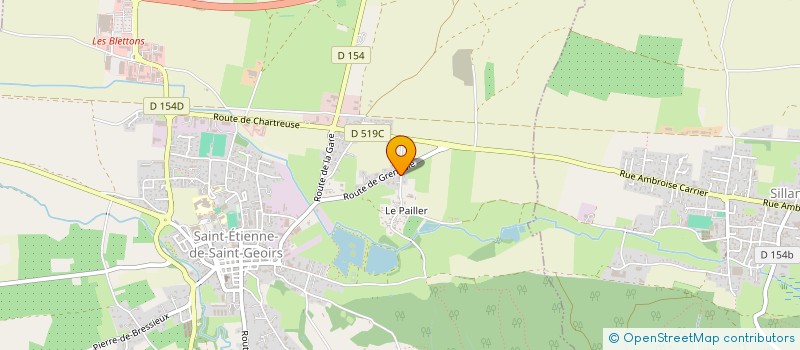 localisation de l'entreprise FEDERATION FRANCAISE TWIRLING BATON  SAINT-ETIENNE-DE-SAINT-GEOIRS