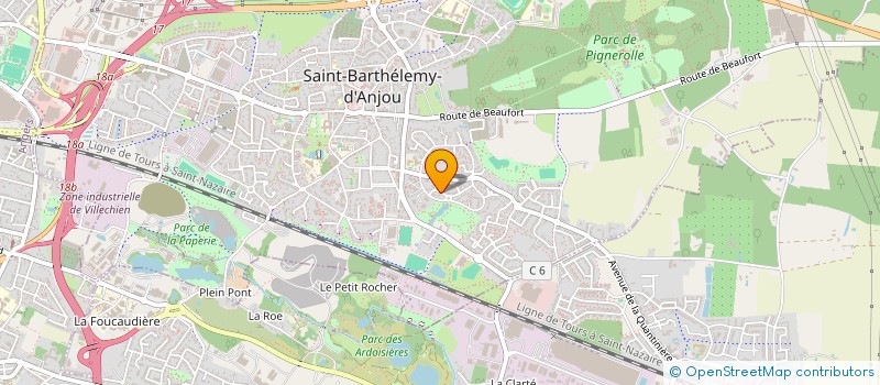 localisation de l'entreprise FEDERATION FRANCE ADOPTION  SAINT-BARTHELEMY-D'ANJOU