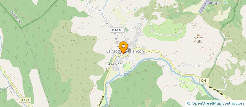 localisation de l'entreprise FEDERATION FRANCOPHONE DE JEUNE ET RANDONNEE  LA MOTTE-CHALANCON