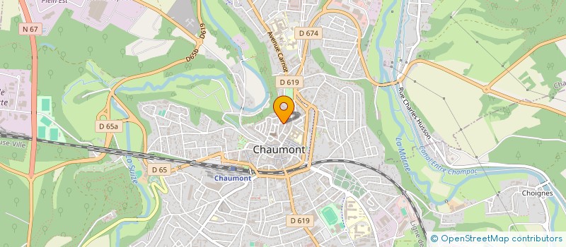 localisation de l'entreprise FEDERATION GENERALE DES M.J.C. à CHAUMONT