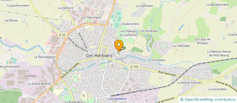 localisation de l'entreprise FEDERATION GENETS EN FLEURS  LES HERBIERS