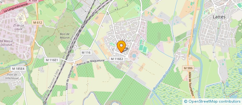 localisation de l'entreprise FEDERATION GROUPEMENTS VINICOLES à LATTES