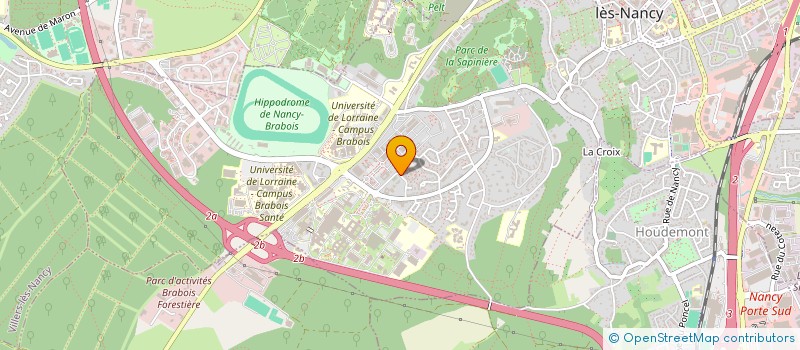 localisation de l'entreprise FEDERATION HANDI'CAP (FHC) à VANDŒUVRE-LES-NANCY